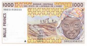 1000 Francs 1998